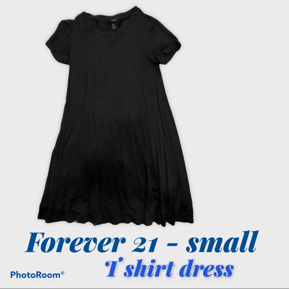 dark grey t shirt dress